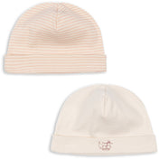 Konges Sløjd Fanga Fontana Blush Mix Fio Stripe 2 Pak Beanie OCS
