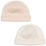 Konges Sløjd Fanga Fontana Blush Mix Fio Stripe 2 Pak Beanie OCS