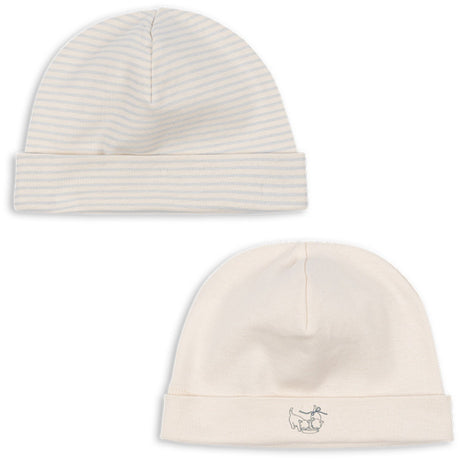 Konges Sløjd Fanga Fontana Blue Mix Fio Stripe 2 Pak Beanie OCS