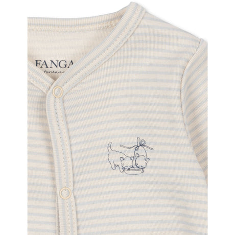 Konges Sløjd Fanga Fontana Tea Stripe Gray Dawn Fio Pj OCS