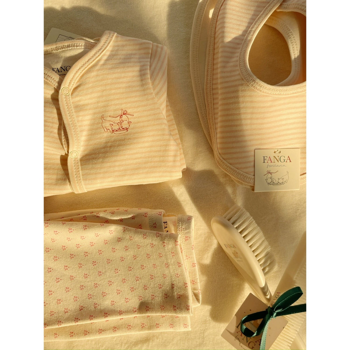 Konges Sløjd Fanga Fontana Blush Mix Fio Stripe 2 Pak Bukser OCS