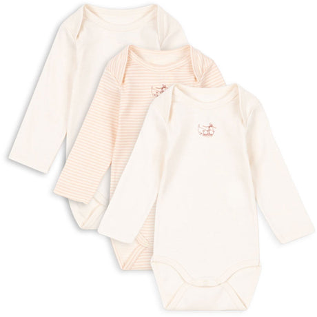 Konges Sløjd Fanga Fontana Blush Mix Fio Stripe 3 Pak Ls Body OCS