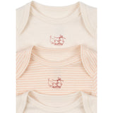 Konges Sløjd Fanga Fontana Blush Mix Fio Stripe 3 Pak Ls Body OCS