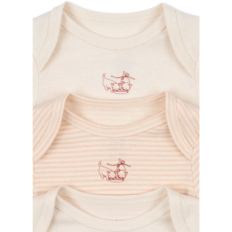Konges Sløjd Fanga Fontana Blush Mix Fio Stripe 3 Pak Ls Body OCS