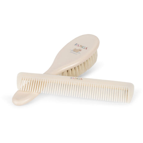 Konges Sløjd Fanga Fontana Beige Baby Hairbrush Sæt