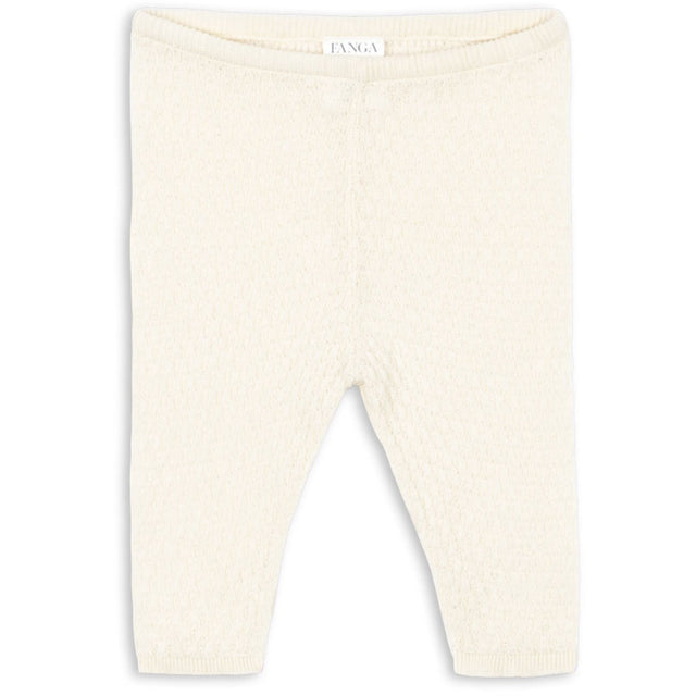 Konges Sløjd Fanga Fontana Antique White Venti Pointelle Bukser GOTS