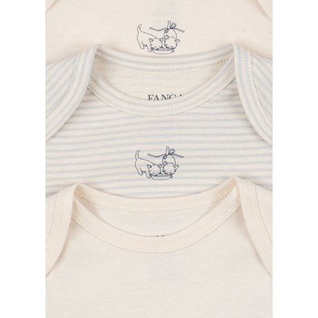 Konges Sløjd Fanga Fontana Blue Mix Fio Stripe 3 Pak Ls Body OCS