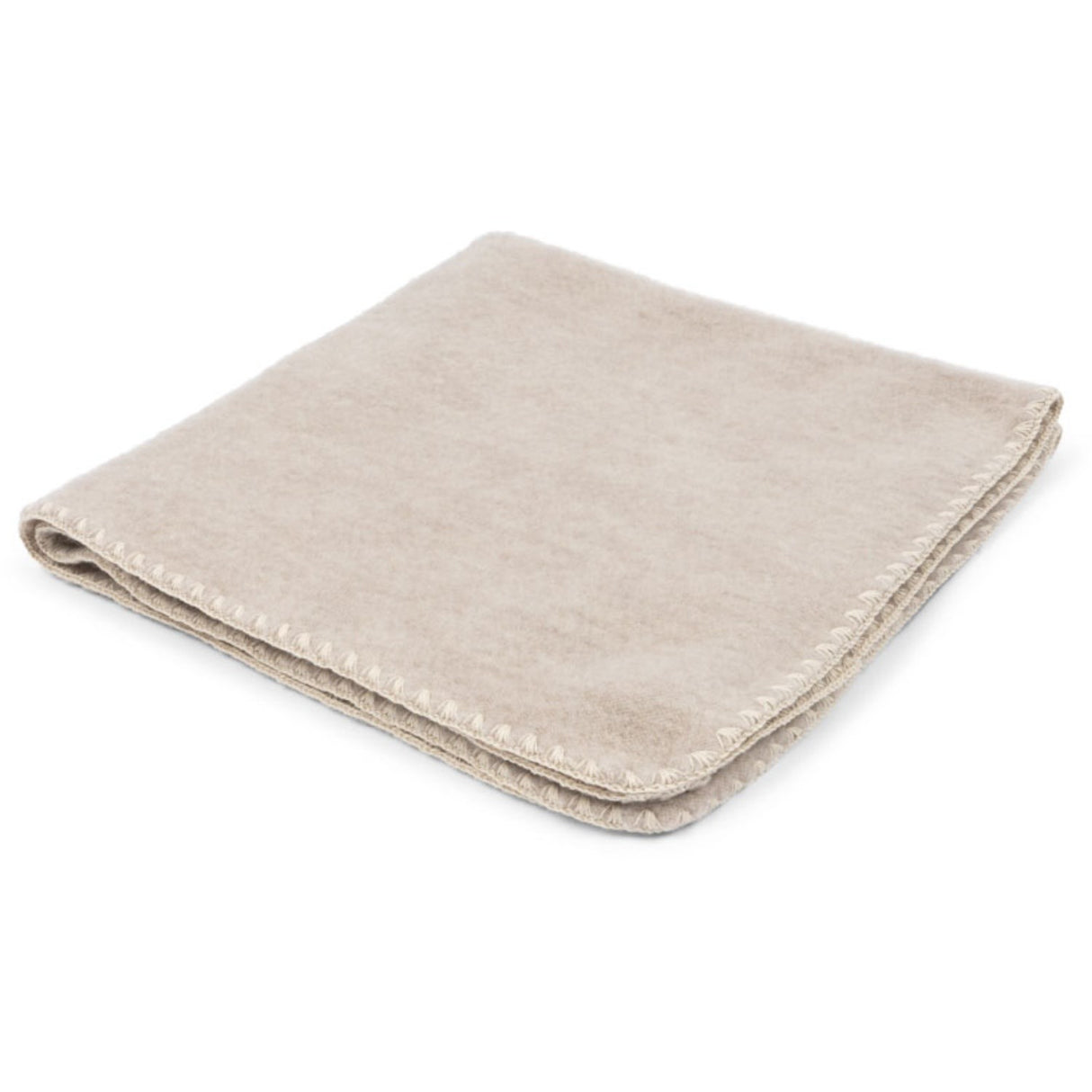 Konges Sløjd Fanga Fontana Oatmeal Melange Erba Uld Fleece Baby Tæppe