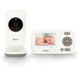 Alecto White/Taupe Video Babyalarm 2,4 Tommer Farve Display
