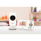 Alecto White/Taupe Video Babyalarm 2,4 Tommer Farve Display