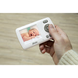 Alecto White/Taupe Video Babyalarm 2,4 Tommer Farve Display