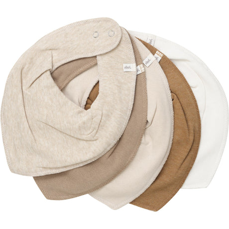 Pippi Rainy Day Bandana Savlesmæk - Solid (5-Pack)