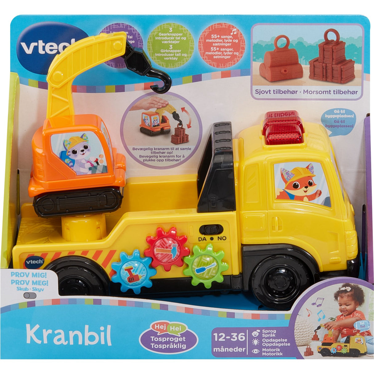 Vtech Bygge Venner Lastbil Dk/No