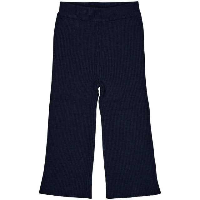 COPENHAGEN COLORS Navy Merino Wide Rib Bukser