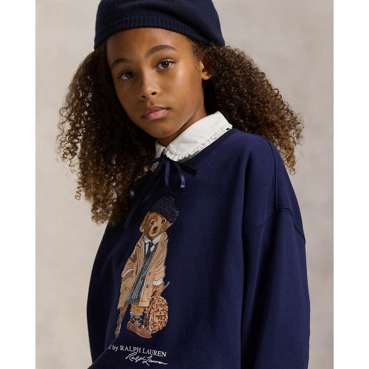 Polo Ralph Lauren Refined Navy Girl Sweatshirt