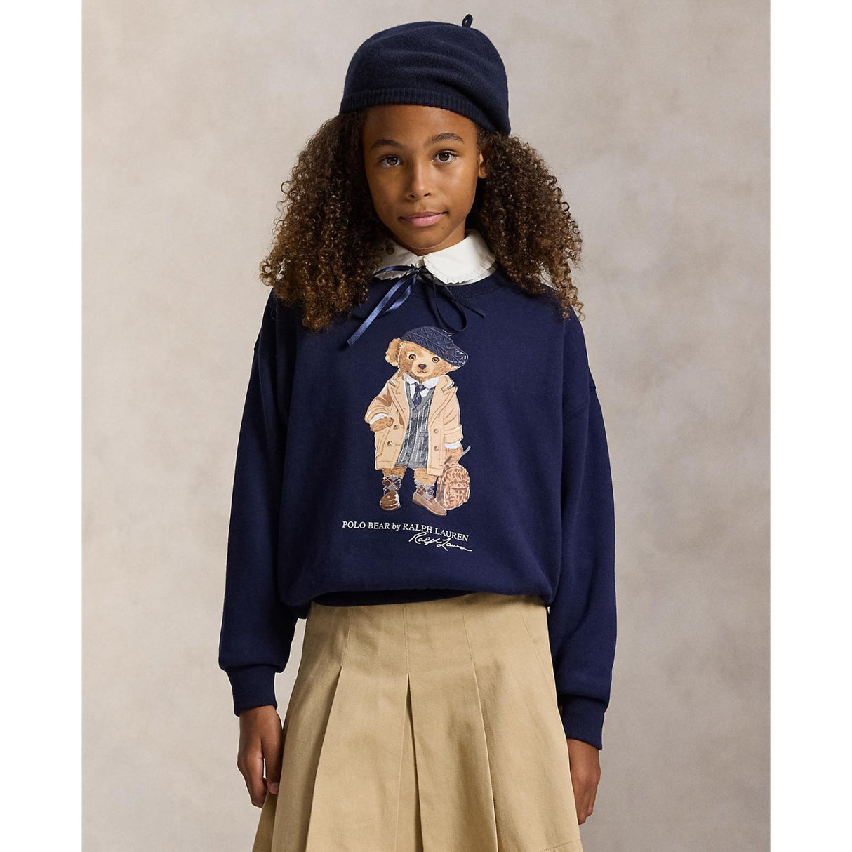 Polo Ralph Lauren Refined Navy Girl Sweatshirt