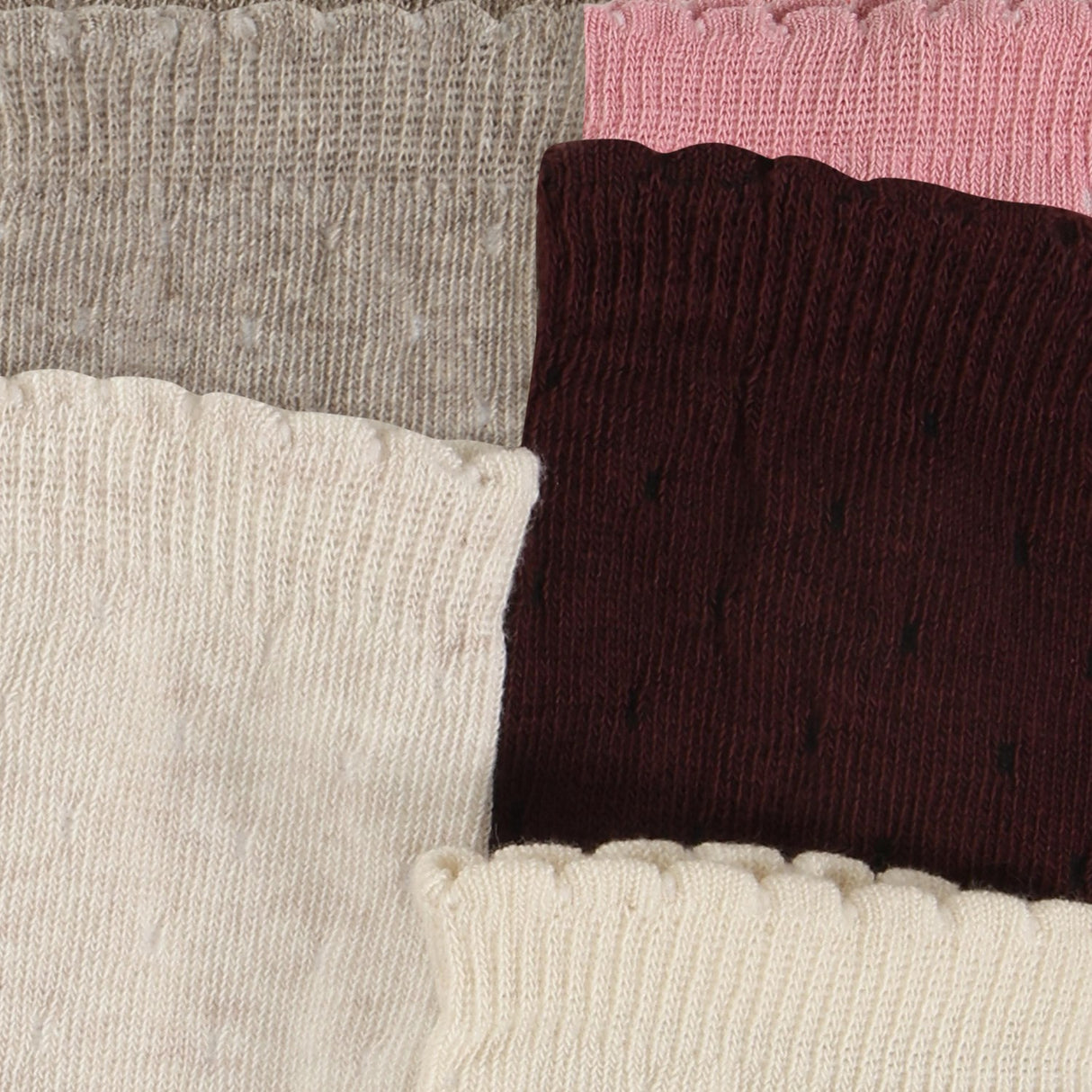 Minymo Wild Rose Strømper W. Strik (5-Pack)