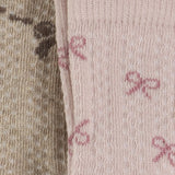 Minymo Shell Strømper W. Lettuce Hem (2-Pack)