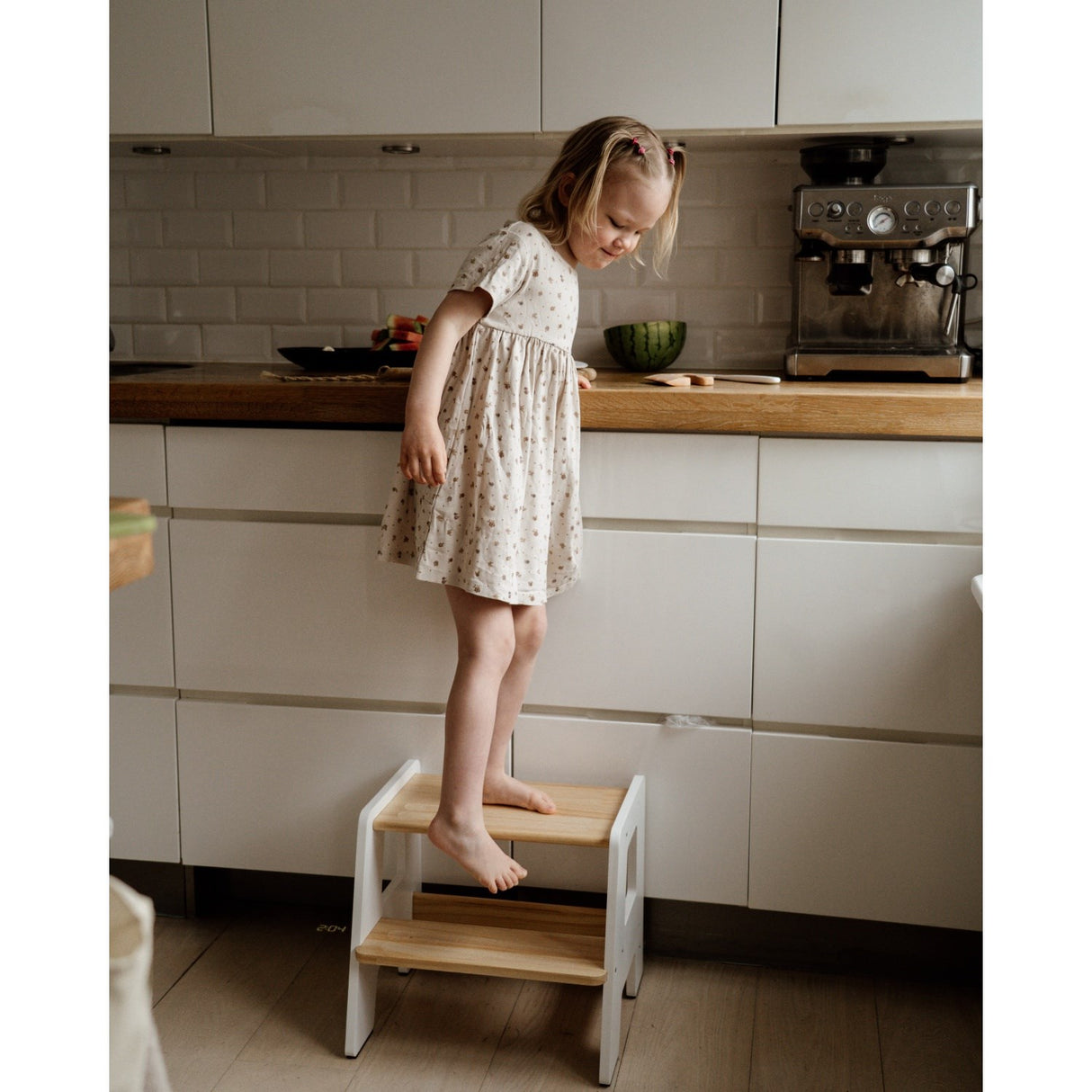 HEMMINGSEN Kids Hvid Børneskammel