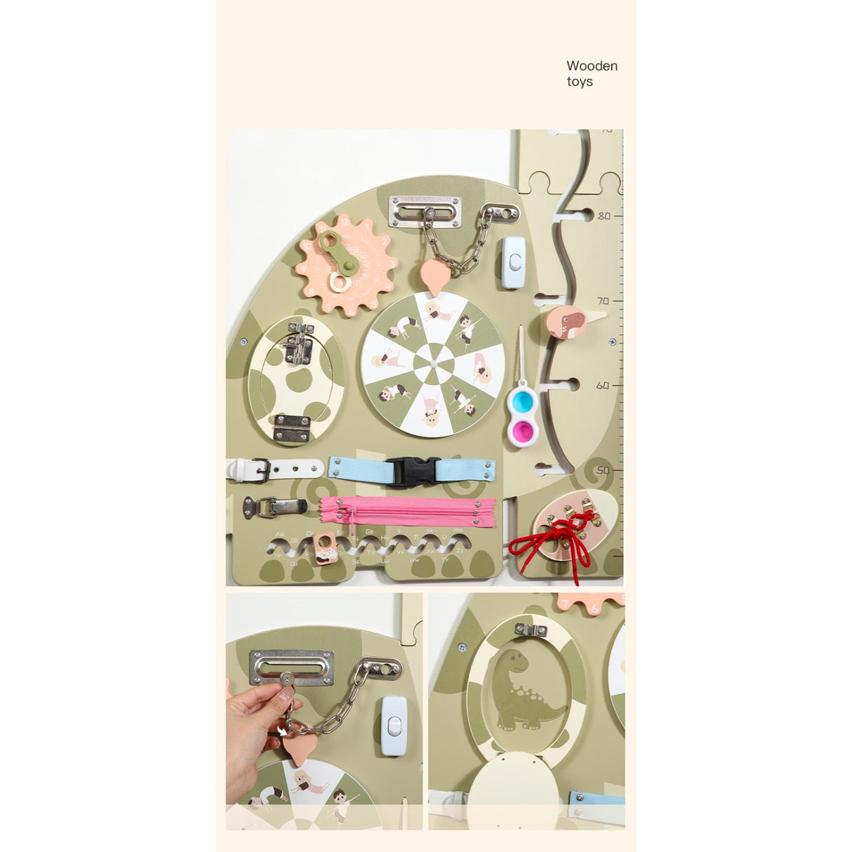 HEMMINGSEN Kids Grøn Langhals Aktivitetstavle