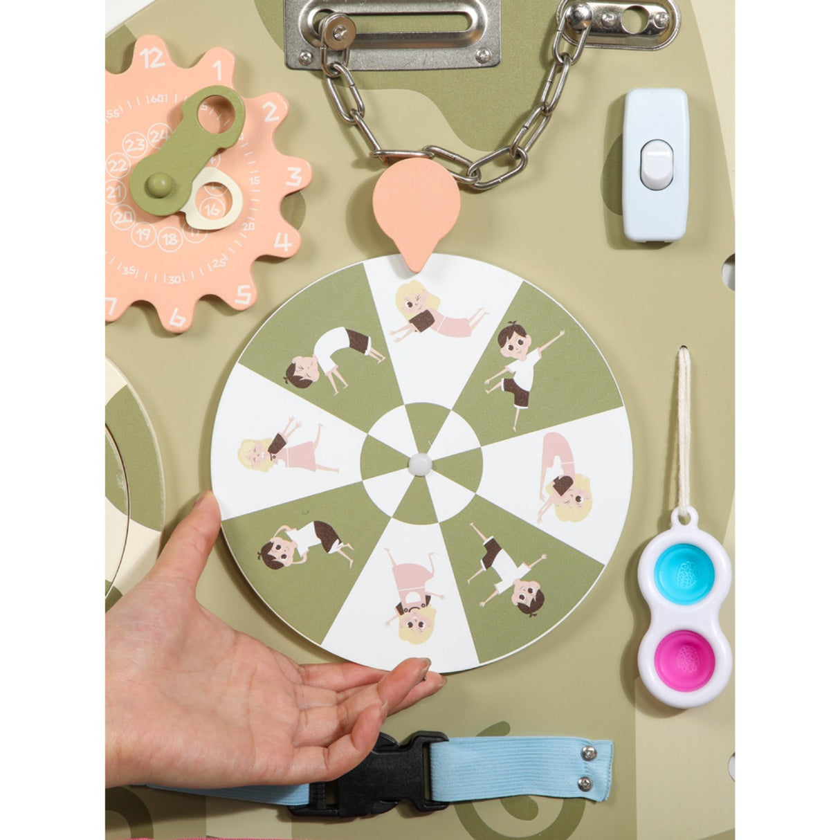 HEMMINGSEN Kids Grøn Langhals Aktivitetstavle