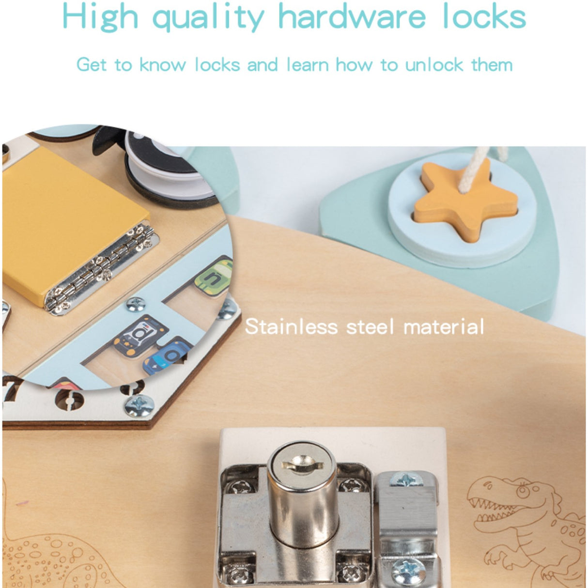 HEMMINGSEN Kids Natur Dino Aktivitetstavle