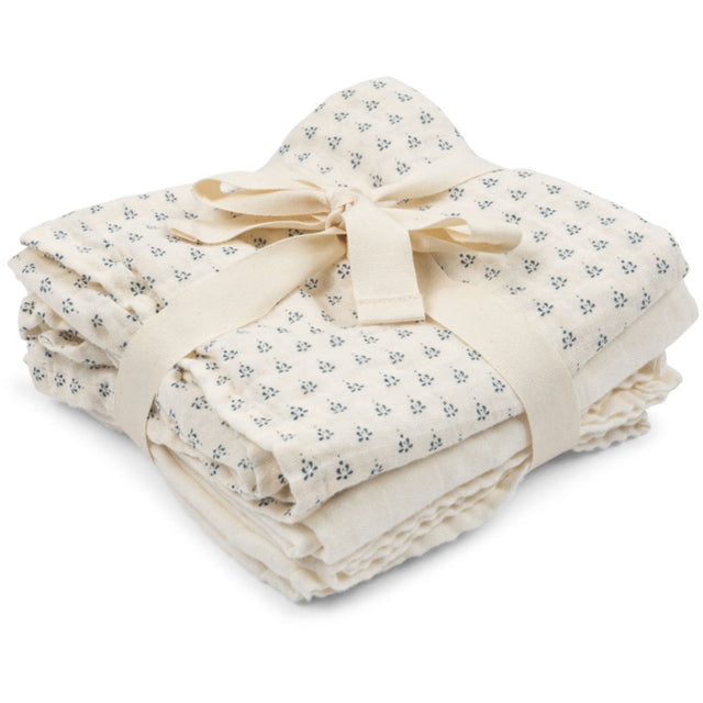 Konges Sløjd Fanga Punto Blu Bellini 3 Pak Muslin Cloth GOTS