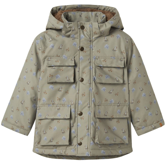 Lil'Atelier Overland Trek Nmmlasnow05 Jkt Aop Fo Lil