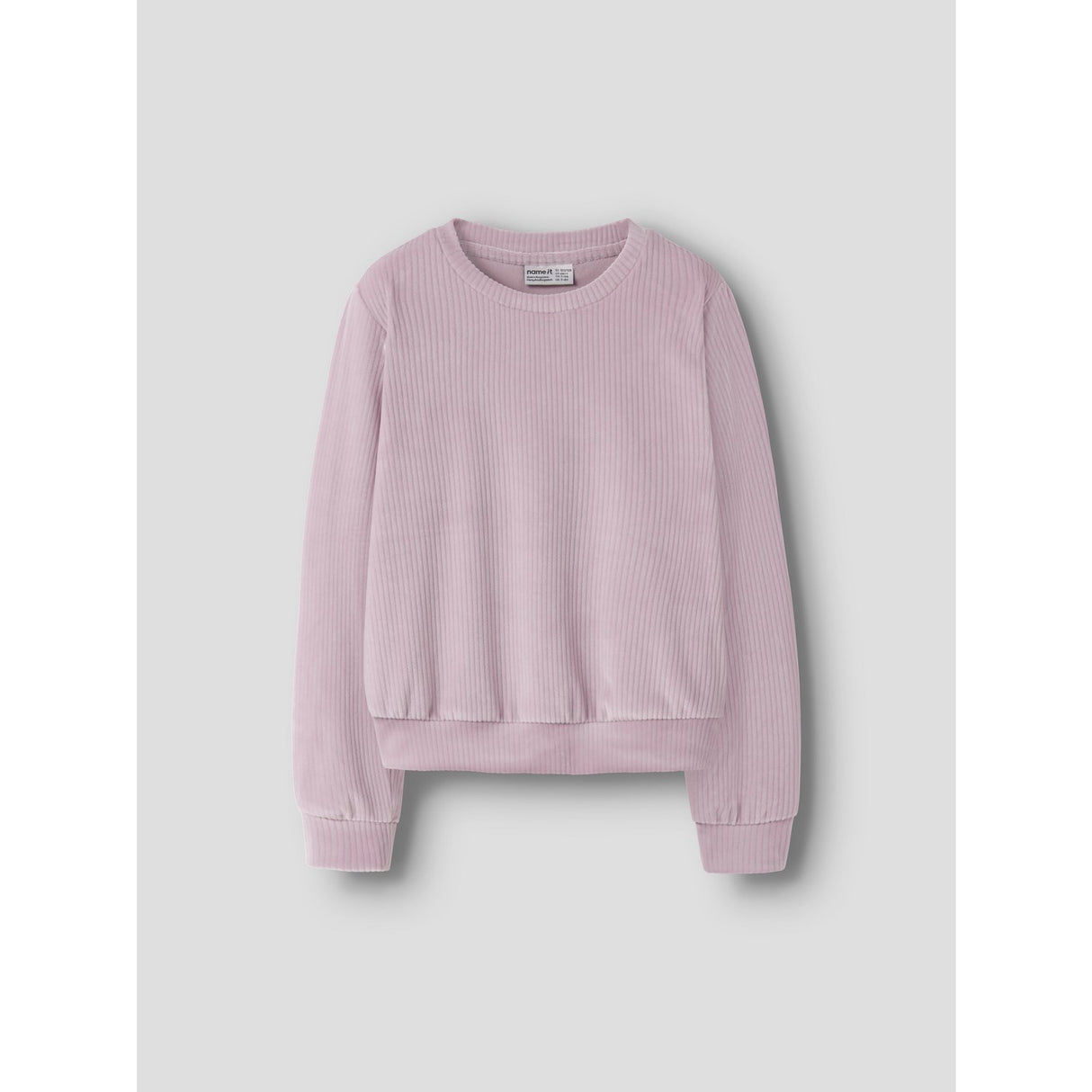 Name It Keepsake Lilac Nkfveloa Ls Fløjl Kort Top