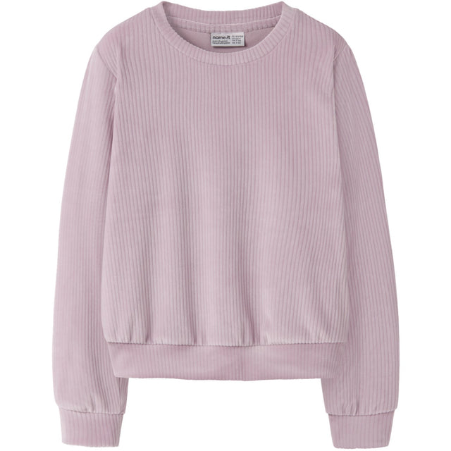 Name It Keepsake Lilac Nkfveloa Ls Fløjl Kort Top