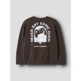 Name It Delicioso Gamer Nkmvildar Ls Nreg Sweat Bru