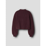 Name It Burgundy Black Bow Nkfrina Ls Strik Card