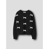 Name It Black Bright White Bow Nkfsonja Ls Strik