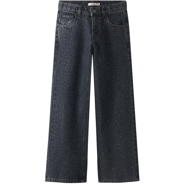 Name It Dark Midnight Denim Nkfrose Wide Rhine Jeans 2424-Im S