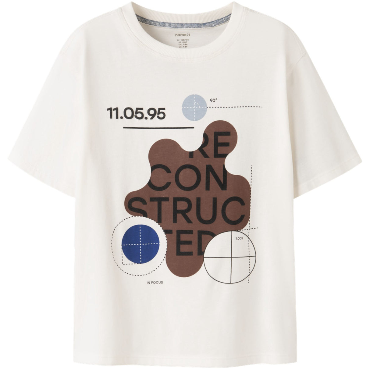 Name It Cloud Dancer Nkmoakley Ss Nreg Top Bf