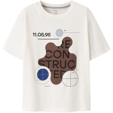 Name It Cloud Dancer Nkmoakley Ss Nreg Top Bf