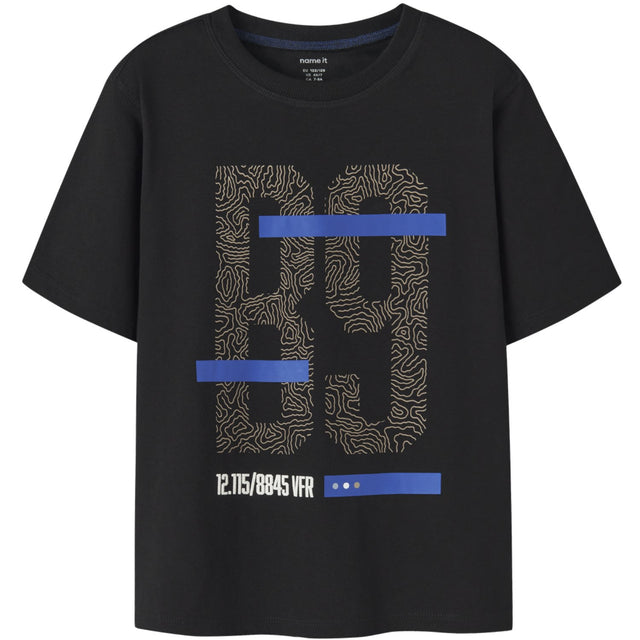 Name It Black Nkmoakley Ss Nreg Top Bf