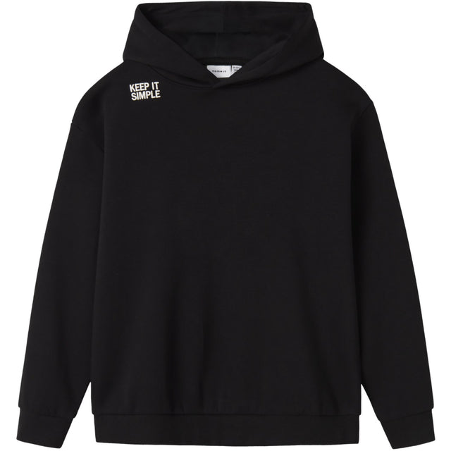 Name It Black Nkmbronx Ls Rlx Swe Bru Wh Bf