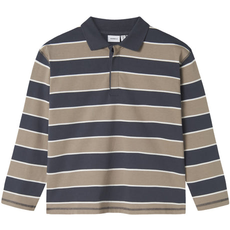 Name It Roasted Cashew Nkmollie Ls Rlx Polo Bf