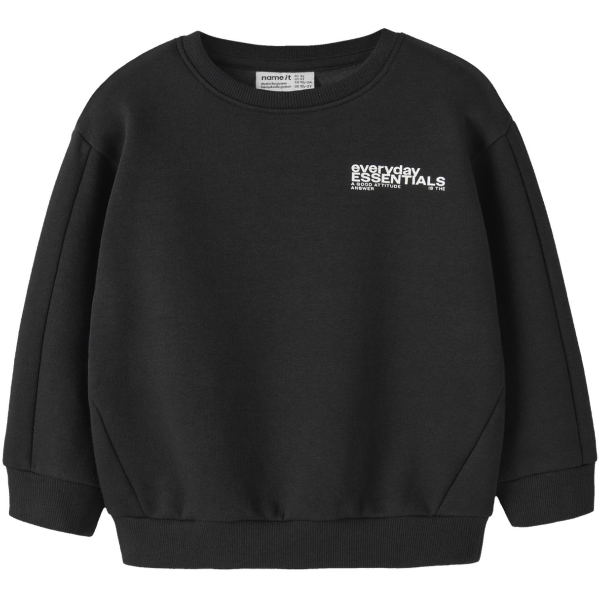 Name It Black Nmmokian Ls Rlx Swe Bru Bf