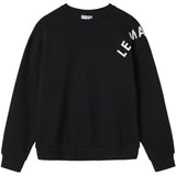 Name It Black Nkfodika Ls Rlx Sweat Bru Bf