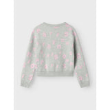 Name It Light Grey Melange Nmfoline Ls Strik Bf