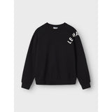 Name It Black Nkfodika Ls Rlx Sweat Bru Bf