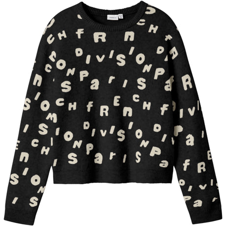 Name It Black Nkfoline Ls Strik Bf