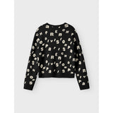 Name It Black Nkfoline Ls Strik Bf