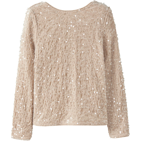 Name It Jet Stream Black Bow Nkfrusitta Ls Sløjfe Bluse