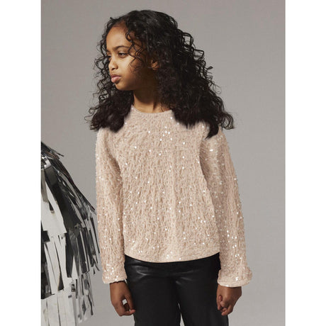 Name It Jet Stream Black Bow Nkfrusitta Ls Sløjfe Bluse