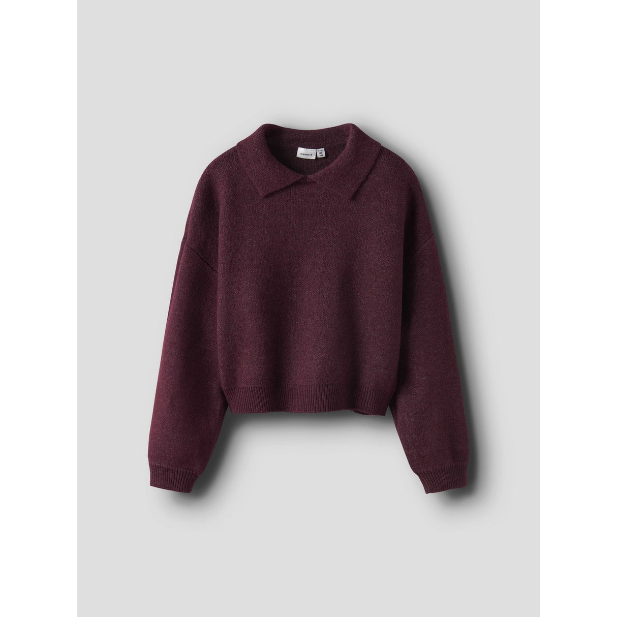 Name It Burgundy Nkfsonia Ls Polo Strik