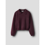 Name It Burgundy Nkfsonia Ls Polo Strik