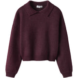 Name It Burgundy Nkfsonia Ls Polo Strik